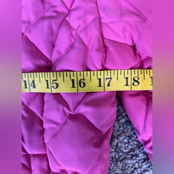 Kenneth Cole Reaction women’s pink down-filled puffer coast size small - Picture 9 of 10